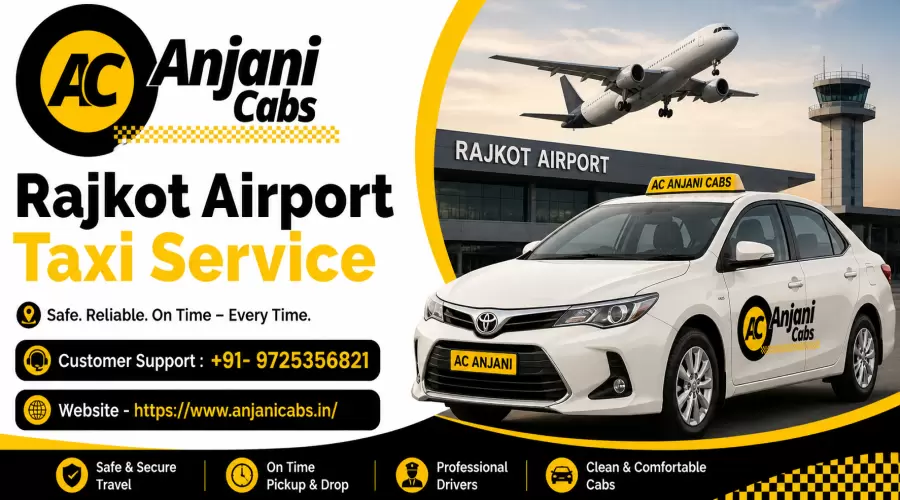 Easy Booking Rajkot Airport Taxi Service with Anjani Cabs